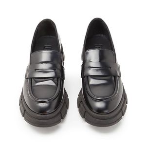 YOOX Super Chunky Leather Loafers